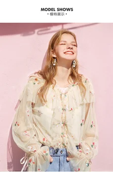 

New heavy work and elegant silk blouse