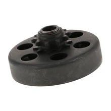 Черный железный мотоциклетный центробежный клатч 5/8 ''отверстие для#40#41#420 цепи 10T КАРТИНГ мини-велосипед