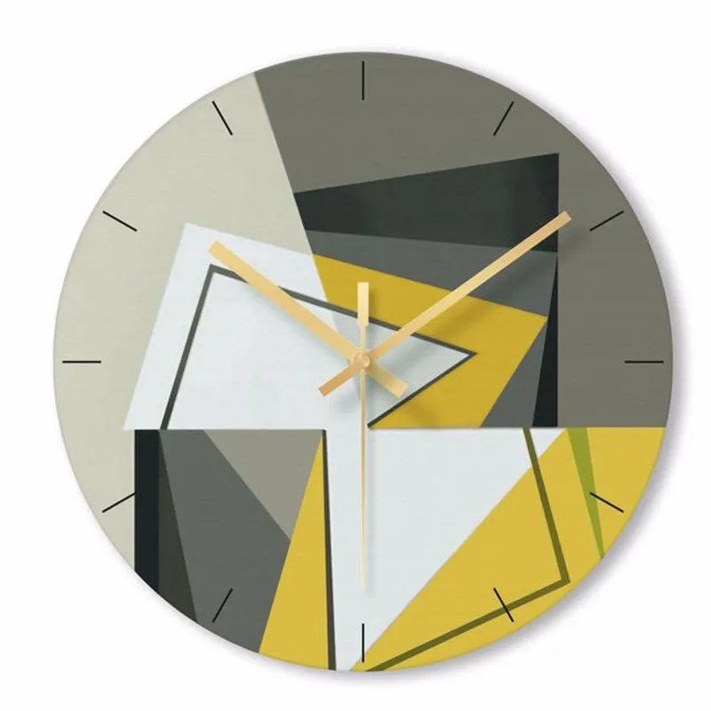 Nordic Wall Clock Living Room Creative Silent Clock Modern Simple Home Round Abstract Bedroom Home Wall Clock C108