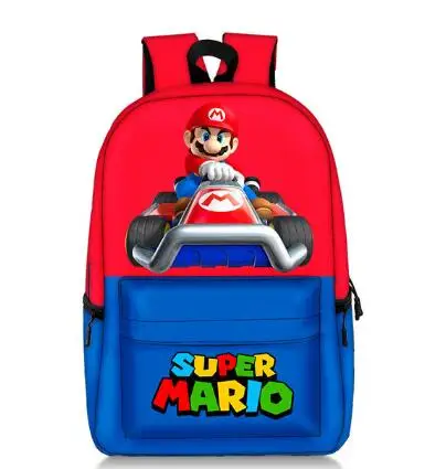 photo color Покемон Пикачу/Марио smash bros, школьные сумки для подростков, мальчиков и девочек, школьный рюкзак, студенческий рюкзак, сумка для книг, женский рюкзак - Цвет: photo color