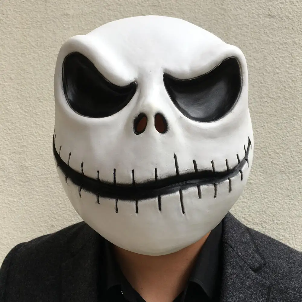 Маски для косплея, фильмов, костюмов, латексных шариков Costu None Toy Unisex Horror - Цвет: Черный