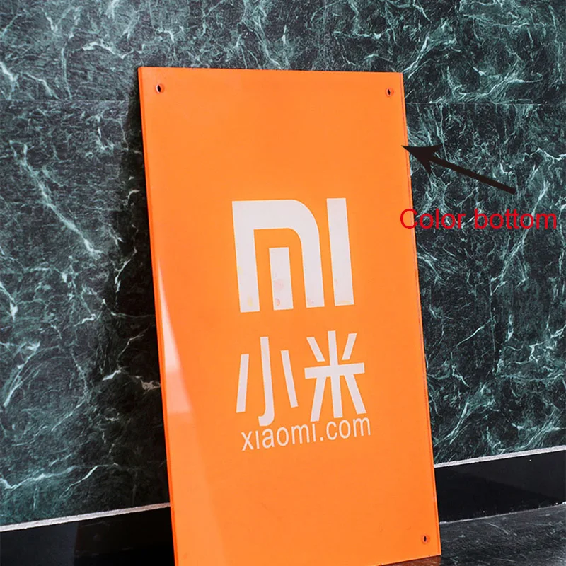 

Custom Acrylic Door House Signboard Sign Apartment Street Address Effect Glass Vinyl sticker 3mm