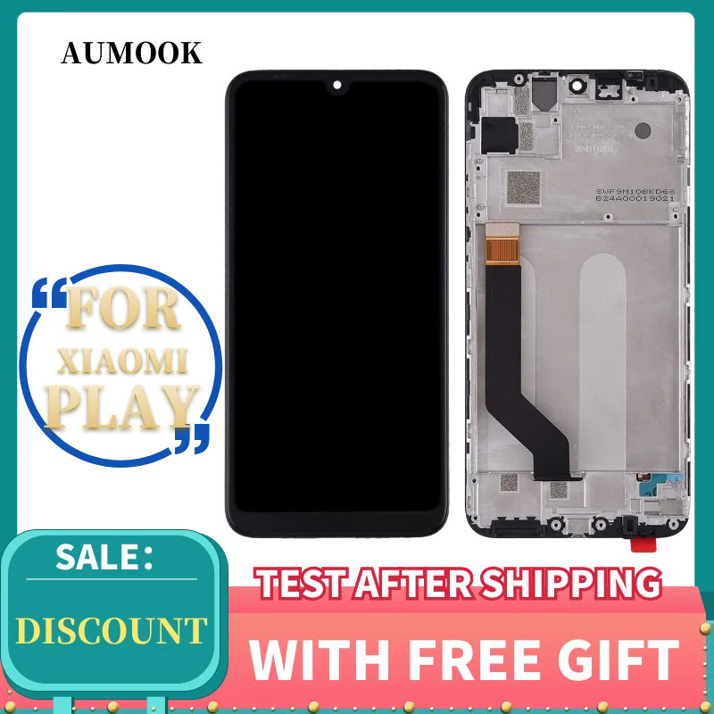 ЖК-дисплей класса AAA для Xiaomi Mi Play 5 84 дюйма сенсорный экран дисплей в сборе сменный