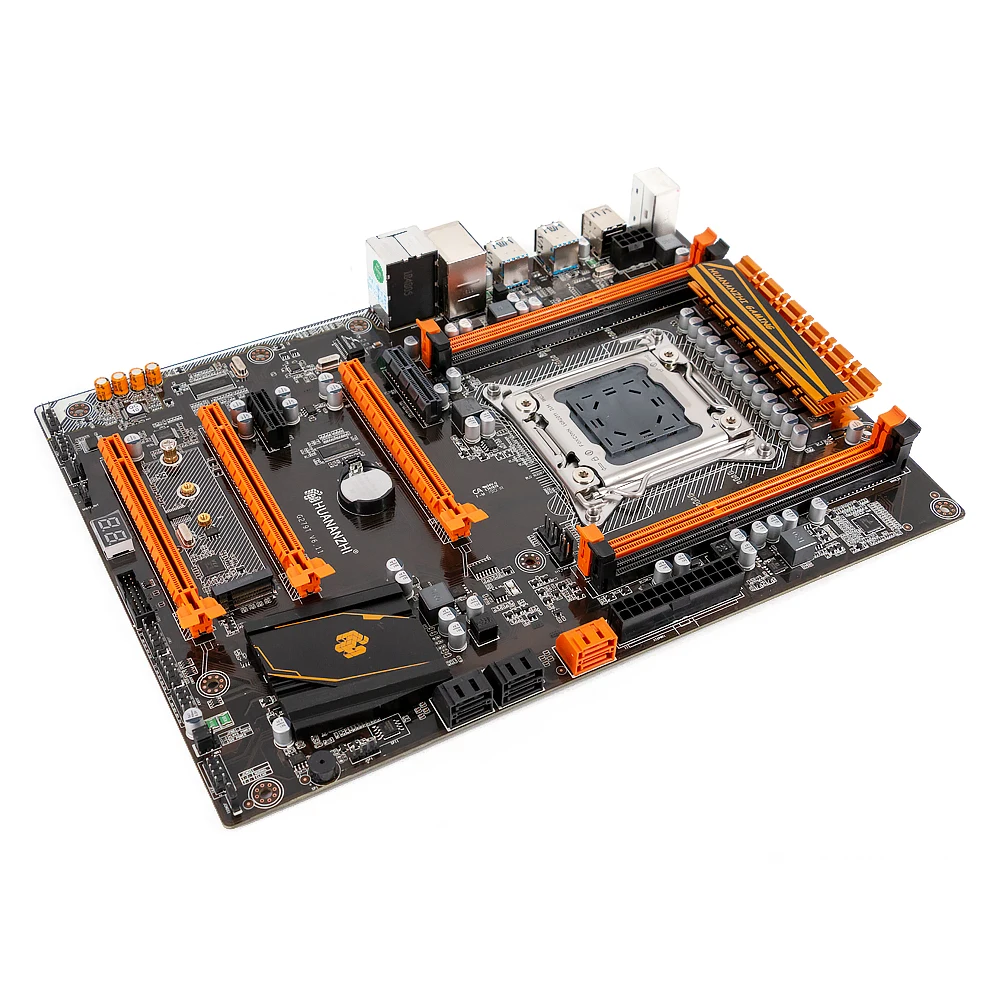 Huanan Zhi X79 DELUXE материнская плата для Intel X79 LGA 2011 DDR3 1333/1600/1866 МГц 64 Гб M.2 NVME 3* PCI-E SLI блок питания ATX LGA2011 Mainboad