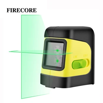 

FIRECORE F112G 2 Lines Green Laser Level Self Levelling Lockable Horizontal and Vertical Cross Laser Line
