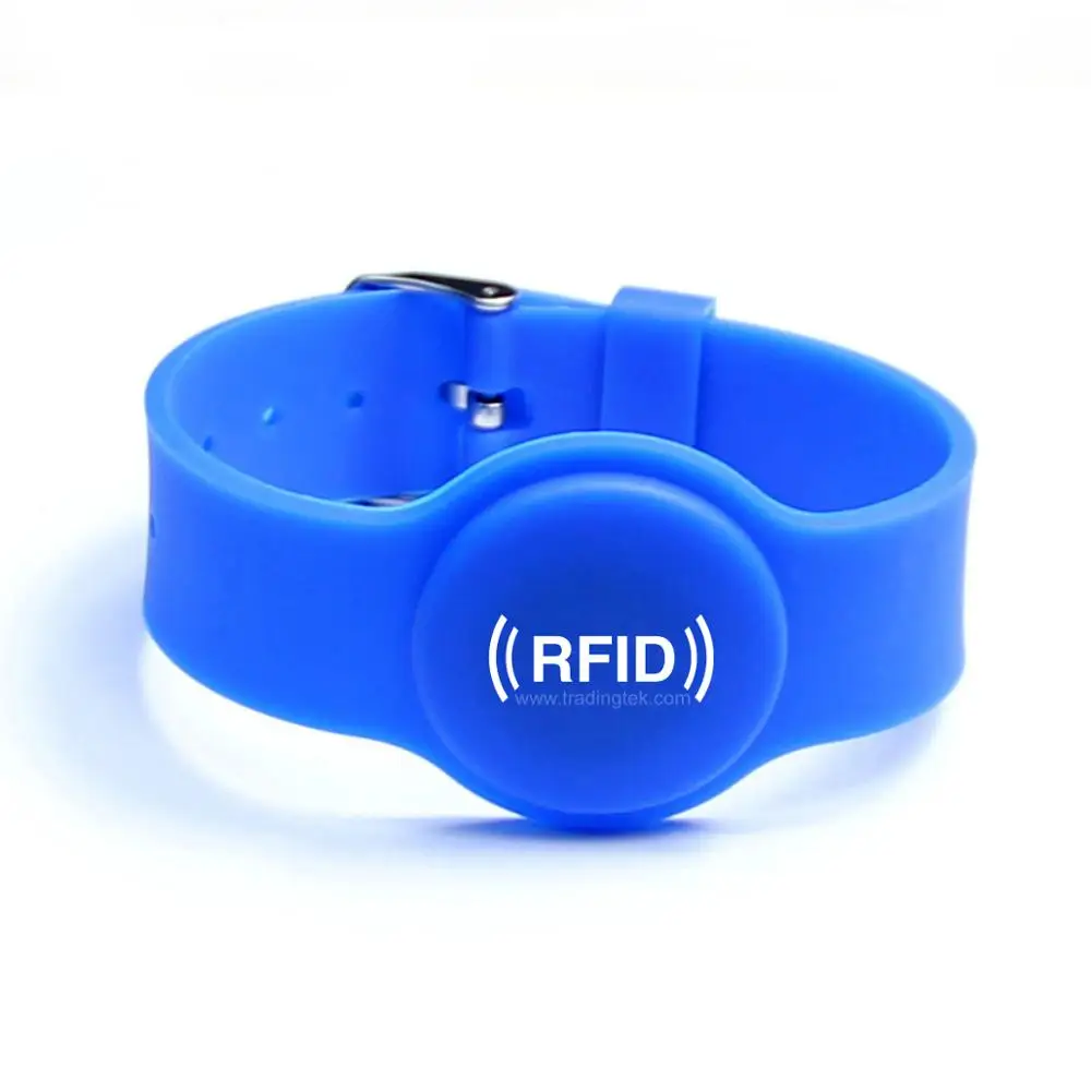 WB05 силиконовый браслет RFID, RFID браслет с биркой для контроля доступа RFID бирка с NTAG 216 чип