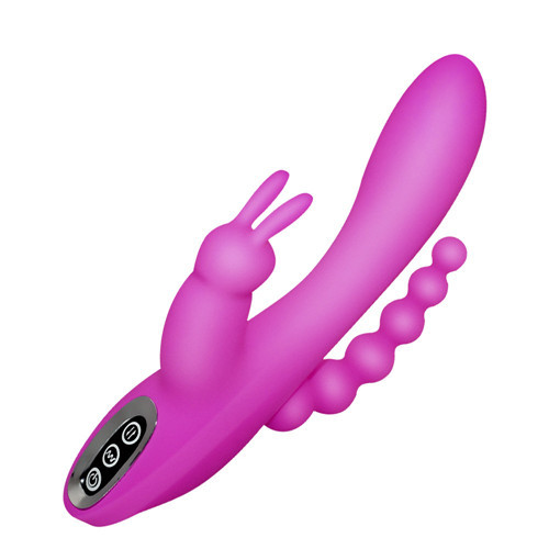 Rabbit Vibrator 3 In 1 Vibrating Dildo Sex Toys for women 10 Speeds Clitoris Stimulator Female Masturbator Adults Toys
