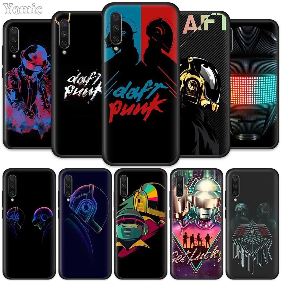 

Daft Punk Case for Xiaomi Mi A3 Lite CC9E CC9 9T 6X Mi 8 A2 Lite Redmi K20 Pro Note 6 7 Black Silicone Cover