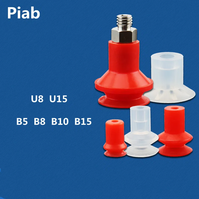 Payabo Piab Ventosa de Vácuo b8 Ventosa Vermelha Ondulada B10 Manipulador Bocal de Sucção u8 Componente Pneumático U15