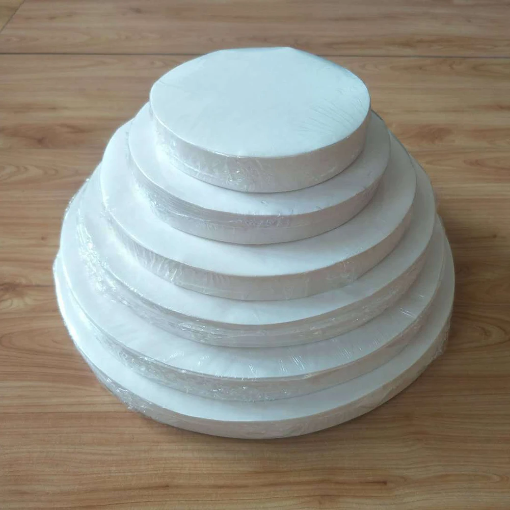 15cm-32cm 100pcs Round Baking Paper Circle Parchment Paper Liner BBQ Oven Patty Hamburger Cake Non-Stick Baking BBQ Tool