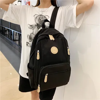 

HAVIT New Waterproof Nylon Women Backpack Female Travel bag Backpacks schoolbag for Teenage girls Multi-pocket bookbag Mochila