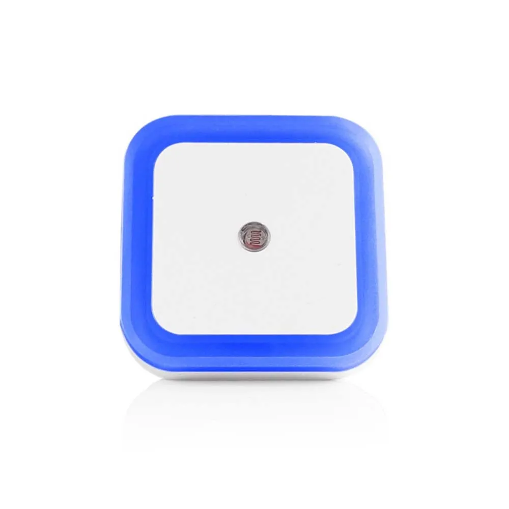 LED Mini Square Night Light Sensor Control EU US Plug Night Light Lamp For Children Kids Living Room Bedroom Corridor Lampara 3 - 副本