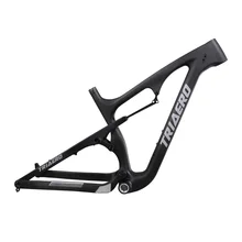 Hot sale Snow bicycle frame carbon fat bike frame suspension with travel 120mm