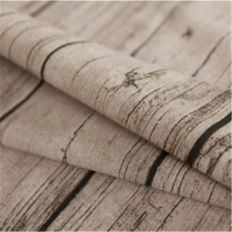 

Imitation wood grain imitation bark cotton and linen blend fabric handmade DIY fabric shooting background tablecloth accessories