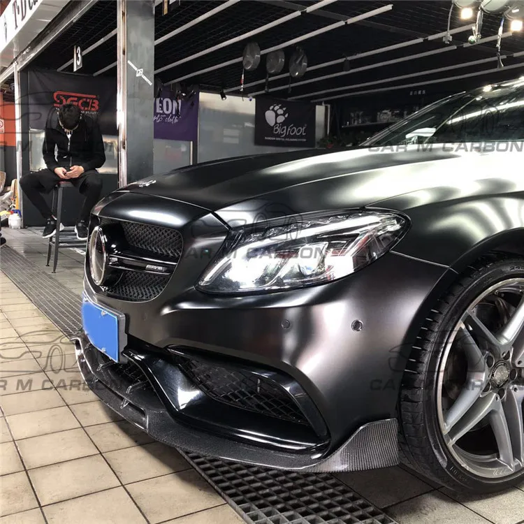 C-класс W205 B Стиль C63 OEM передняя губа для c-класса W205 C63-2016y
