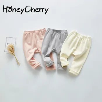 

2020 Spring Girls Leggings New Baby Big Pp Pants Candy Color All-around Pants Girl Baby Cotton Leggings