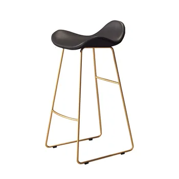 

Creative Bar Chair Modern Minimalist Iron Bar Chair Cafe Dessert Shop Front Desk High Stool