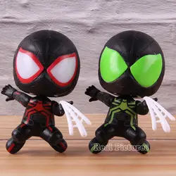 Miles Morales Человек-паук Cosbaby горячие игрушки ПВХ Коллекционная Фигурка стелс большой костюм X/V Bobble голова модель игрушки