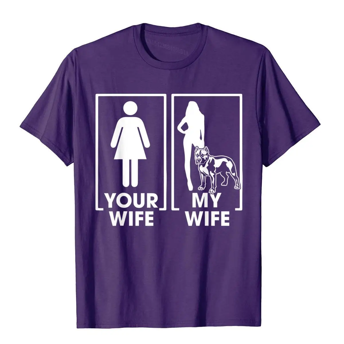 Your Wife My Wife Pitbull Shirt Funny Pitbull Lover Shirt__B5865purple