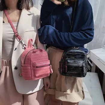 

Backpack Women Fashion Stone Printing Shoulder Crossbody Bag Casual Multi-pocket Female Vintage Handle Bags Сумка Денская #N