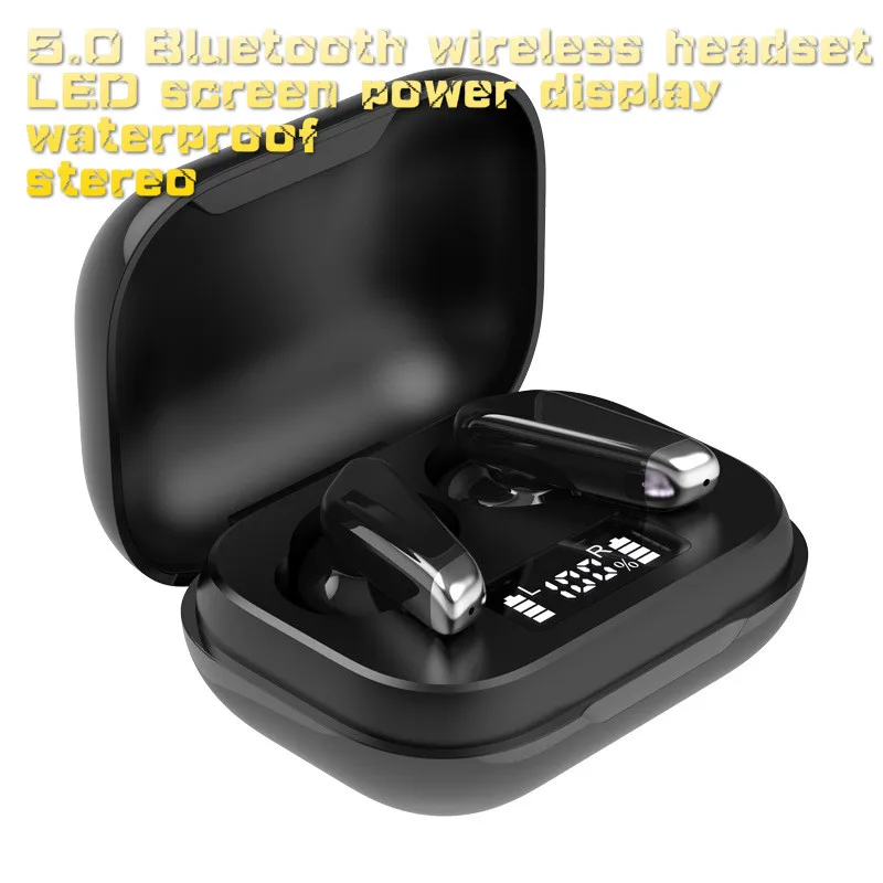 J70 TWS 5 0 Bluetooth наушники с беспроводным сенсорным управлением светодиодные