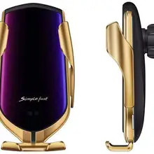 10 Вт Qi автоматическое беспроводное автомобильное зарядное устройство для samsung S10 S9 для iPhone 11 X XS XR 8 инфракрасный датчик Быстрая зарядка автомобильный держатель телефона