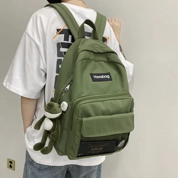 

Korean college style backpack Women's Backpack girls Shoulder Bag Oxford Cloth Women's Bag New Lightweight Nylon Shoulder Bag