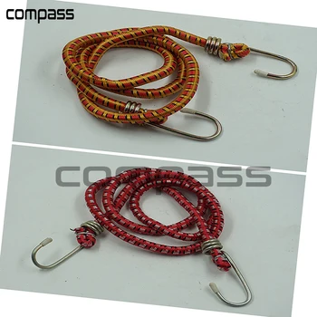 

4 Color Universal 2 Hooks Motorcycle Moto Strength Retractable Helmet Luggage Elastic Rope Strap