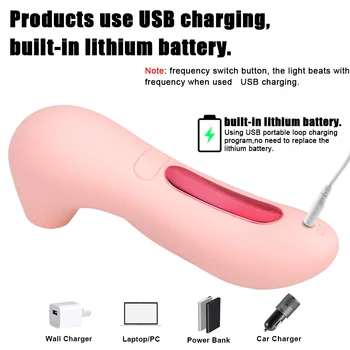 OLO Powerful Clit Sucker Vibrator 10 Modes Vacuum Clit Nipple Sucking Tongue Vibrating Oral Licking Sex Toys for Women 5