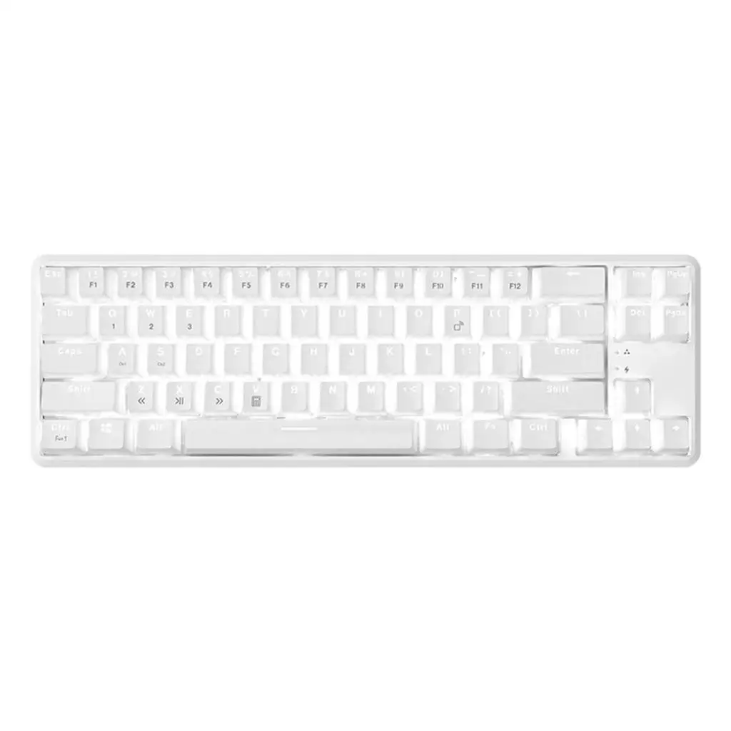 Ajazz K680T Gaming Mechanical Keyboard 68 Keys Wireless Bluetooth / Type-C Wired Gaming Keyboard Blue Black Red Brown Switch