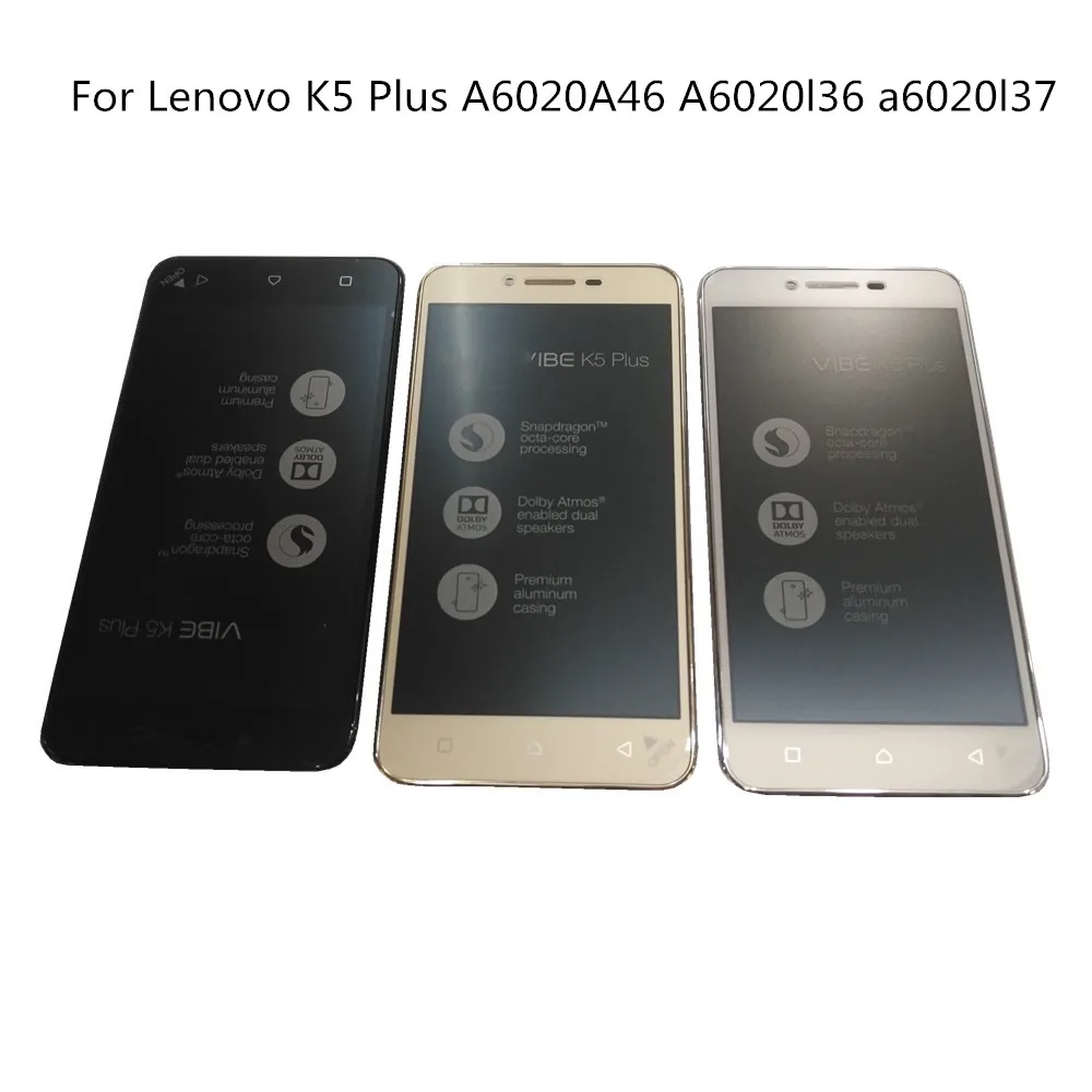Оригинальный ЖК дисплей и дигитайзер тачскрина в сборе для Lenovo K5 Plus A6020A46 A6020l36