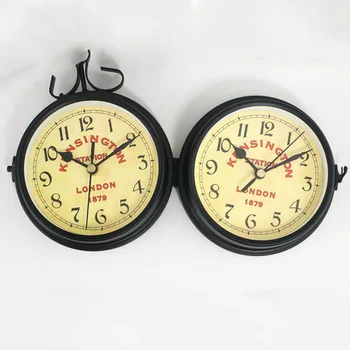 

Accurate Wall Clock :2*AA Battery Classic Double-sided Garden Paddington