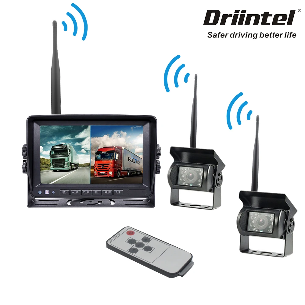 Driintel 24 V беспроводное соединение / заднее и заднее фасадное изображение / запись функции / высокоточное ночное зрение / цифровой сигнал