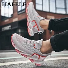 Новинка, уличная Мужская обувь для бега, свободный светильник, носки, обувь для прогулок, спортивная обувь, толстая подошва, дышащие кроссовки, мужская мода