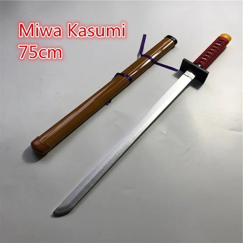 

75cm Cosplay Miwa Kasumi Prop Otsukotsu Yuta Wooden Sword wood Weapons for Halloween Carnival Party Events