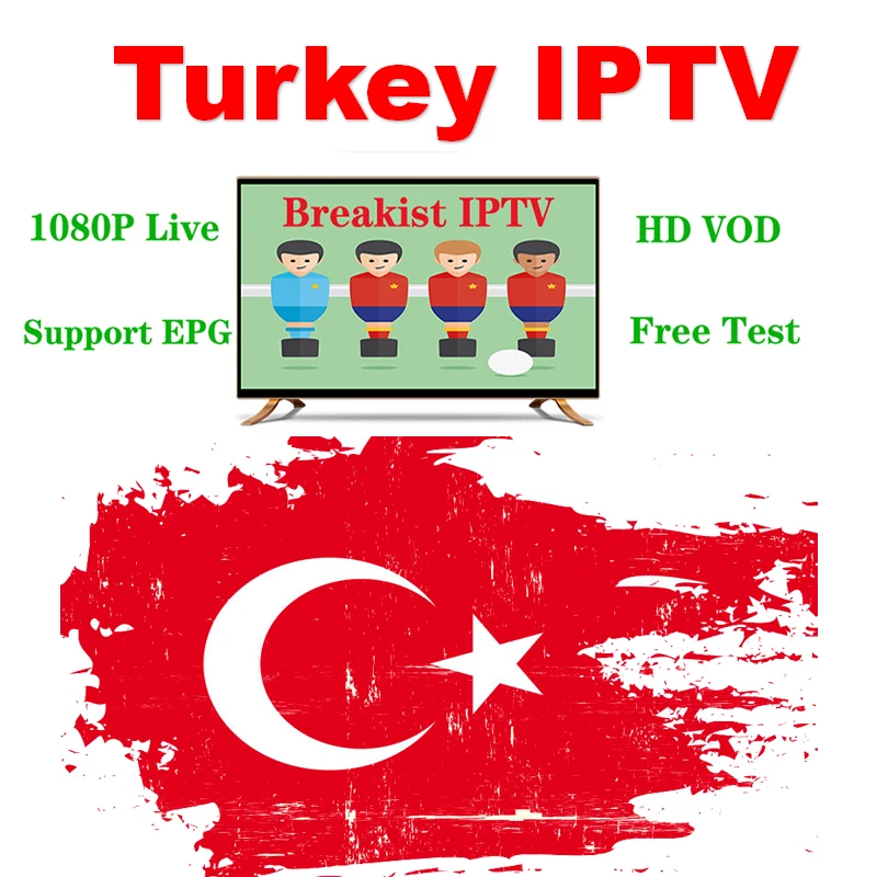 

Breakist Turkey IPTV M3U Subscription Android TV Box mag250 4k 6000+live channels iptv France iptv Spain Russia Turkey European