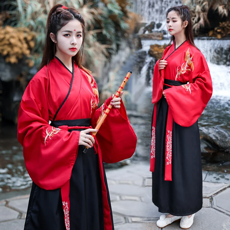 Китайская древняя ханьфу Косплей Костюм для сцены мужчин меч танцевальная