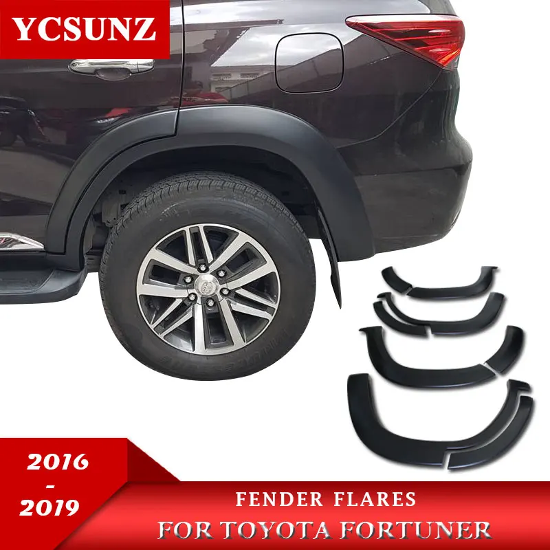 Колесные арки крылья вспышки для Toyota Fortuner Hilux SW4 2016 2017 2018 2019|fender flares|fender flares for