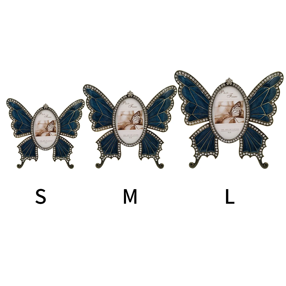 Детский душ, Свадебная фоторамка, фотографии для дома, декоративные в форме бабочки, подарок на день рождения, настольные, для спальни, детей, металлические украшения