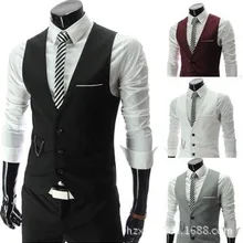 Жилет с цепочкой, жилет с v-образным вырезом, 4 цвета, смесь хлопка, приталенный, с цепочкой, большой жакет, без утюжка, большой размер 5xlm07