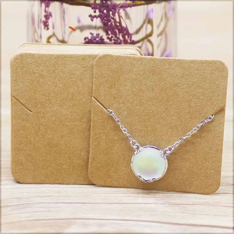 5*5cm Fashion Jewelry Display Necklace charms package card 50pc marbling Merry christmas style pendant display tag card 