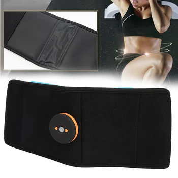 

EMS Abdominal Muscle Stimulator Trainer Body Slimming Massage Belt Band Fat Burner Fitness Massager Waist Trainer Beauty Machine