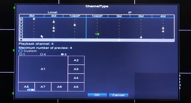 XMeye Face Detect Audio H.265+ Hi3521D 5MP 8CH 8 Channel Surveillance Video Recorder Hybrid WIFI 6 in 1 TVI CVI NVR AHD CCTV DVR channe type picture 01
