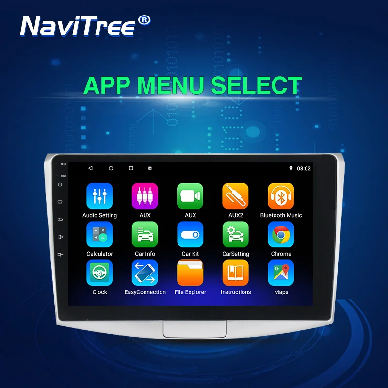 NaviTree 10 дюймов ips 2.5D Android 9,0 автомобильный радио мультимедиа для Volkswagen VW Passat B6 B7 CC Magotan 2011- wifi bluetooth FM
