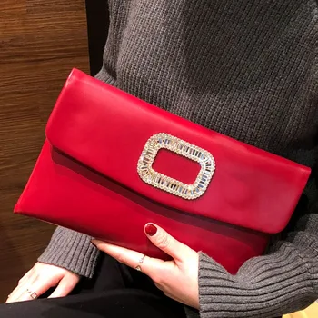

Women Clutch Luxury Party Diamond Ladies Evening Bag female Shoulder Bag lady Envelope Crossbody Bag ladies Red