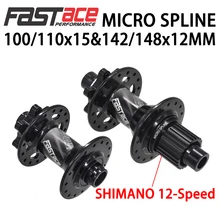 FASTACE DA201 F/R XT M8100 M7100 FH BH ฮับ 32H 100x15 มม.110x15 มม.142x12 มม.148x12 มม.E-THRU เพลาจักรยาน 12 Speed MICRO SPLINE HUB(China)