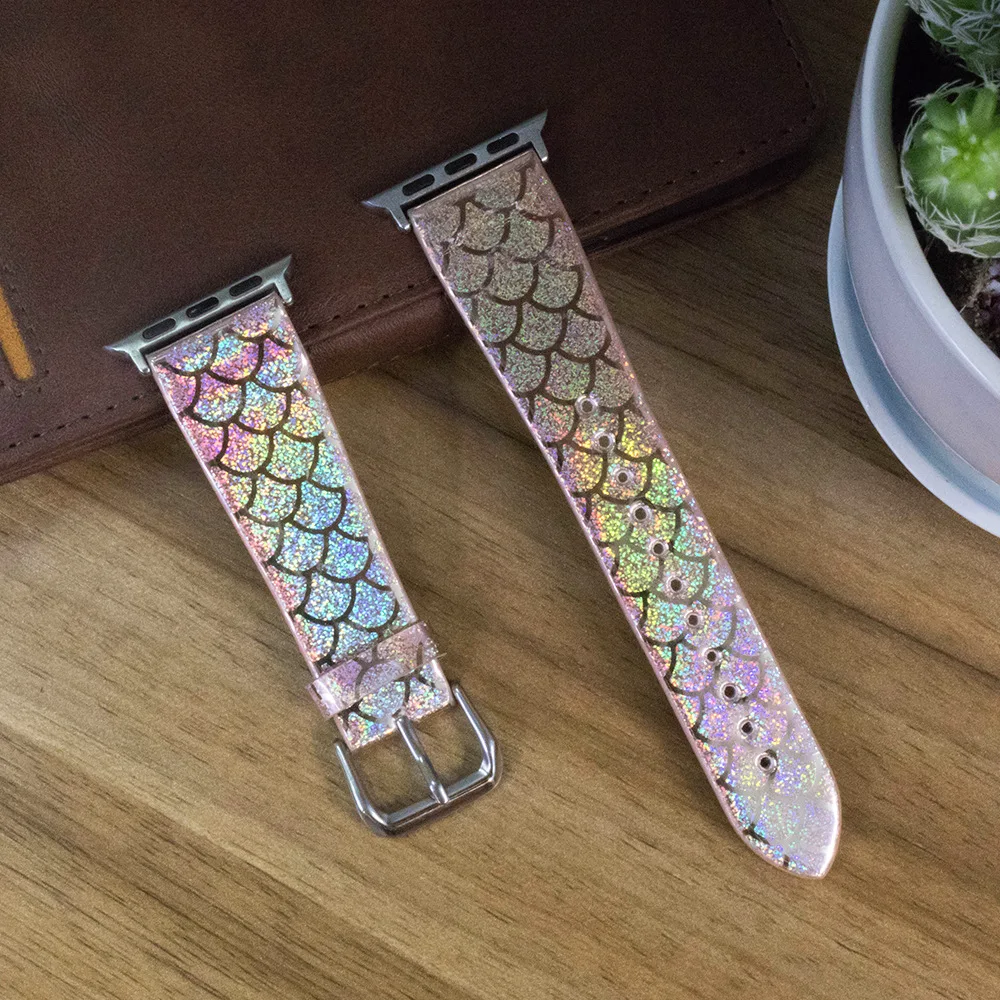 Ремешок из натуральной кожи для apple watch 5 4 band браслет iwatch 44 мм 40 5/4/3/2/1 аксессуары