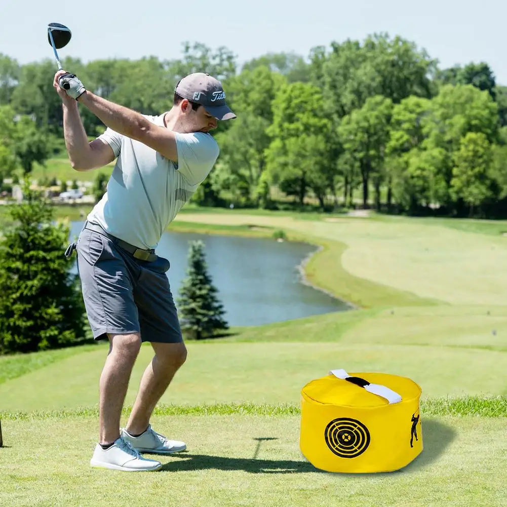 Returning Back Golf Power Smash Bag Waterproof Golf Hitting Power Impact Swing Aid Multi-function Aids Swing Training Tool