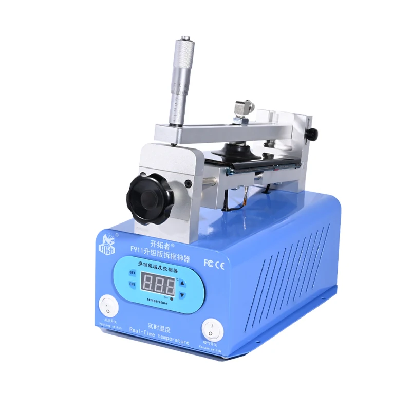 

F911 Curved Screen Frame Remover No hurt LCD Flex Adjusable Suction Heating Separator Middle Bezel Replace Repair