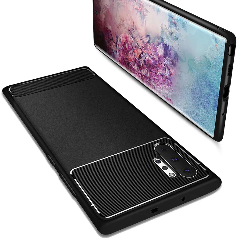 

Slim Matte TPU Soft Case for Samsung Galaxy Note10 Note 10 Pro Anti-sweat Non-slip Shockproof Mobile Phone Accessories Cover